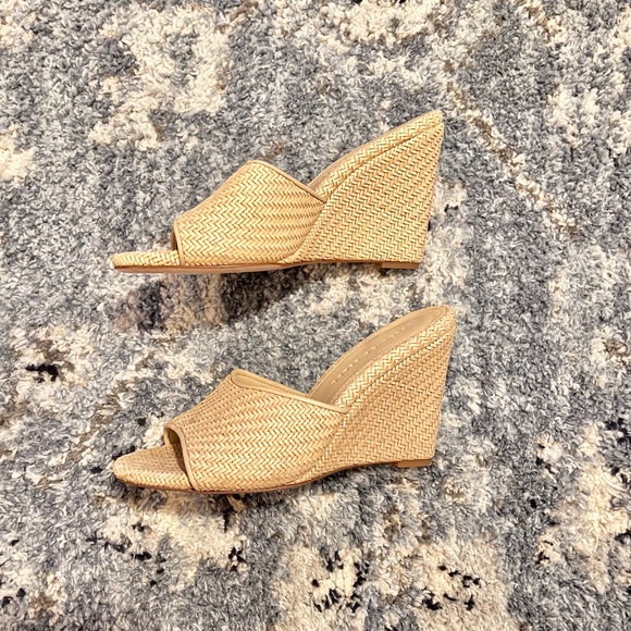 Veronica Beard Dali Raffia wedge sandal - Picture 8 of 12